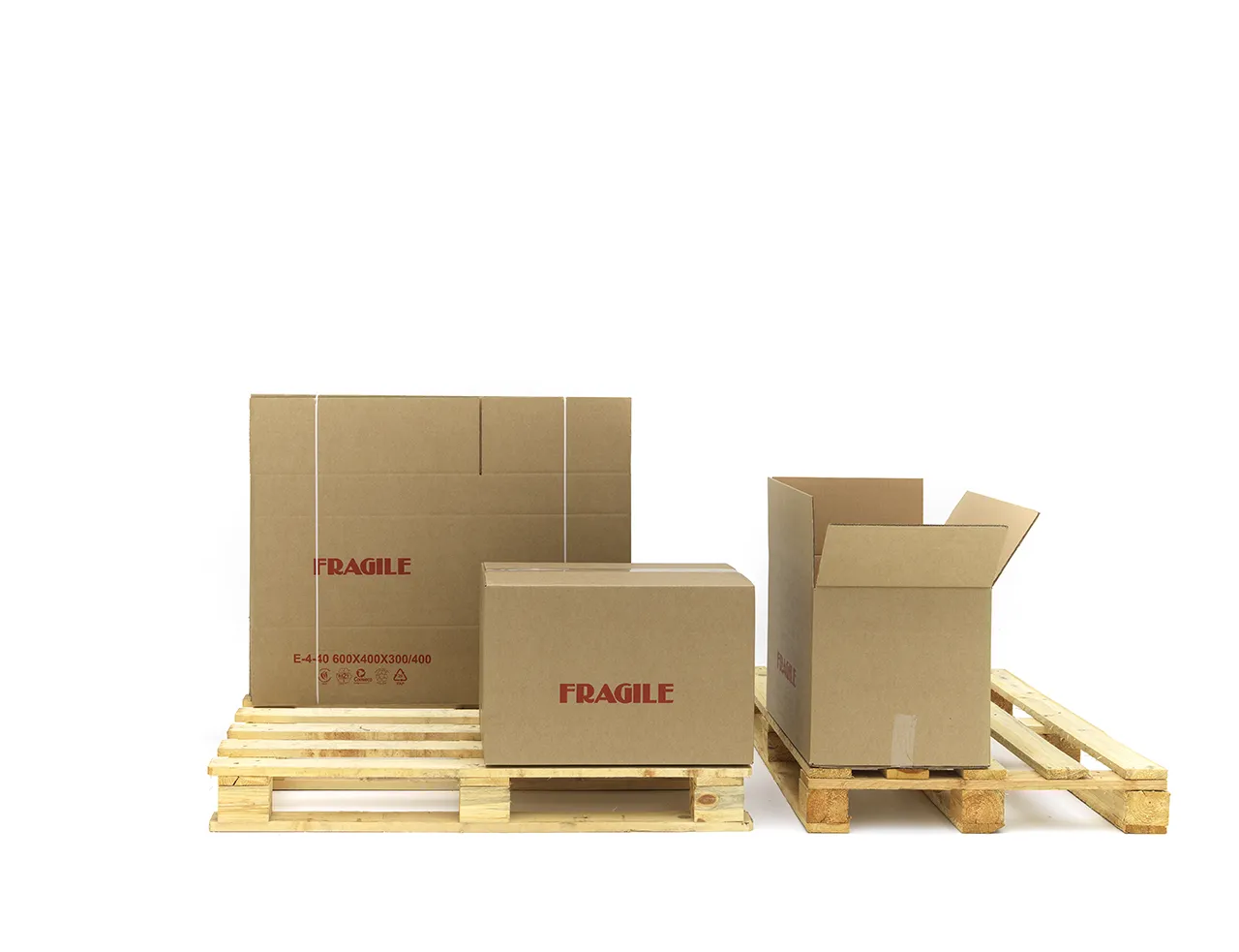 SCATOLE PER EUROPALLETS 600x400x300/400