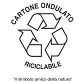 MARCHIO CARTONE ONDULATO RICICLABILE